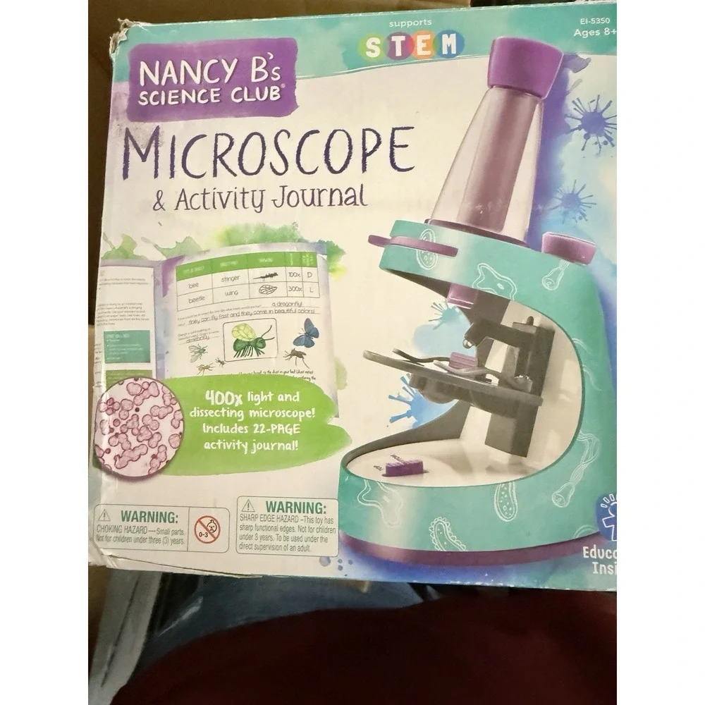 Educational Insights Nancy B's Science Club Microscope 400x EI-5350